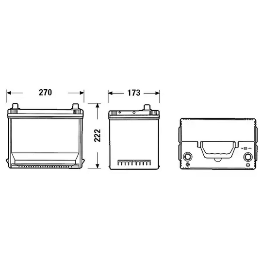 CA755 - Starter Battery 