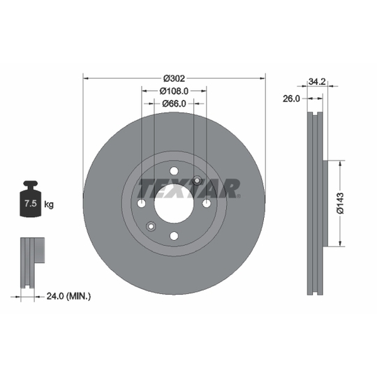 92168503 - Brake Disc 