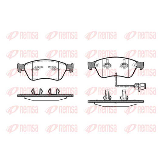 1056.12 - Brake Pad Set, disc brake 