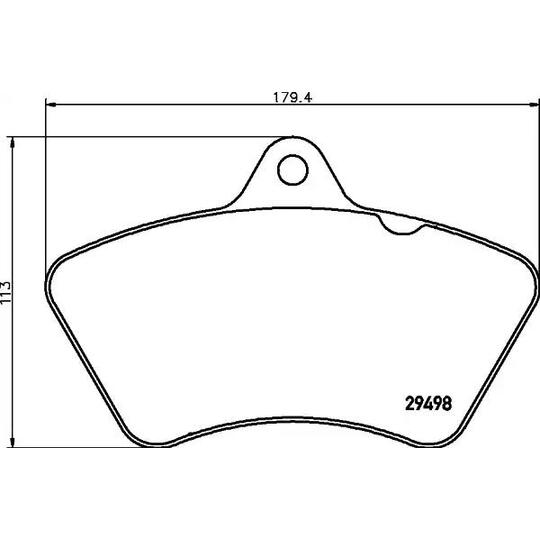 CVP319 - Brake Pad Set, disc brake 