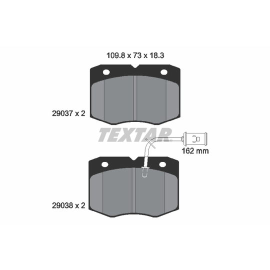 2903701 - Brake Pad Set, disc brake 