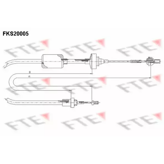 FKS20005 - Clutch Cable 