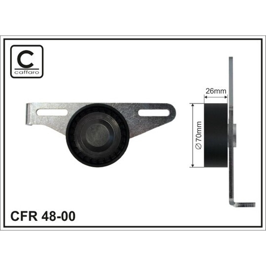 48-00 - Belt Tensioner, v-ribbed belt 