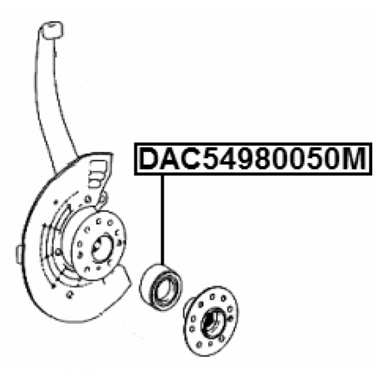 DAC54980050M - Wheel Bearing 