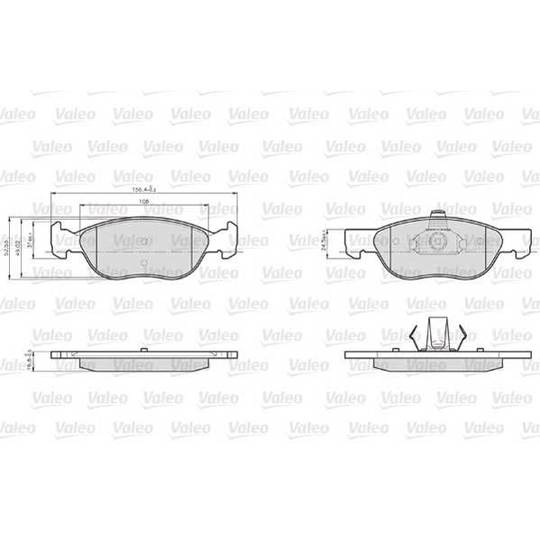 872576 - Brake Pad Set, disc brake 