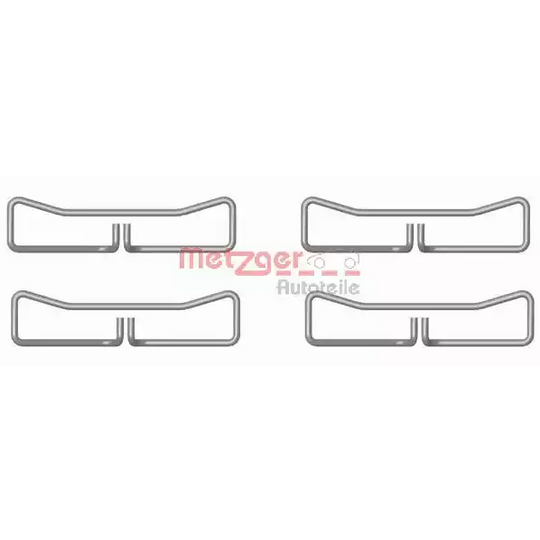 109-1691 - Accessory Kit, disc brake pad 