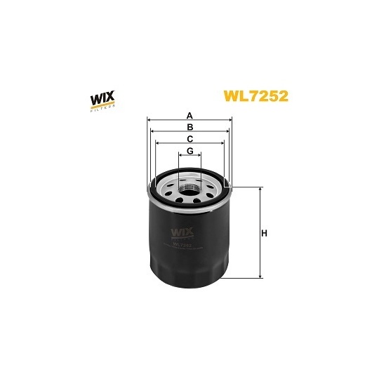 WL7252 - Oil filter 