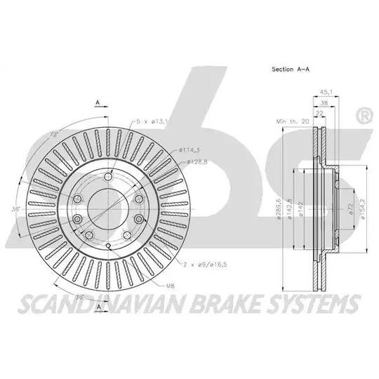 1815203270 - Brake Disc 