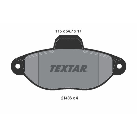 2143602 - Brake Pad Set, disc brake 