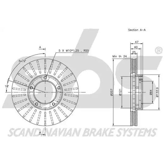 1815209949 - Bromsskiva 