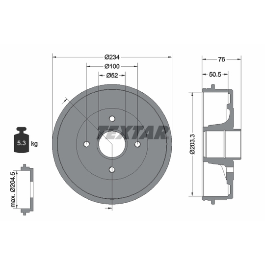 94026800 - Brake Drum 