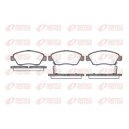 0418.02 - Brake Pad Set, disc brake 