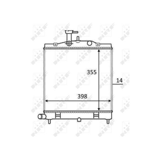 58528 - Radiator, engine cooling 