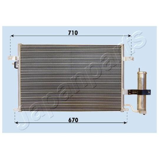 CND313014 - Condenser, air conditioning 
