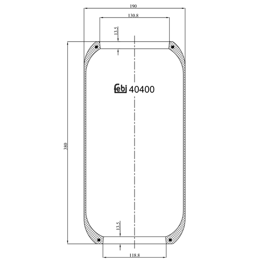 40400 - Boot, air suspension 