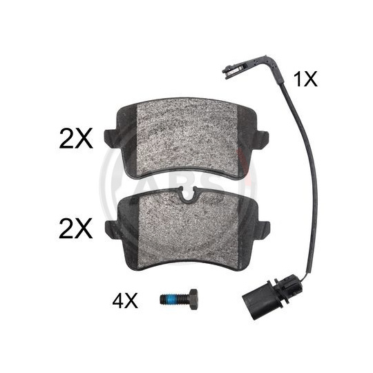 37859 - Brake Pad Set, disc brake 