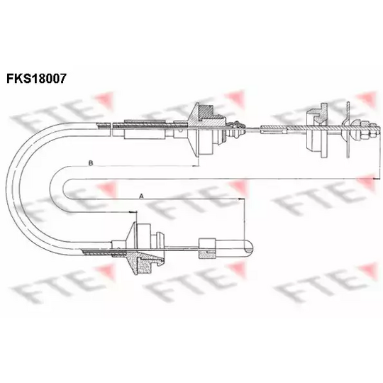 FKS18007 - Clutch Cable 