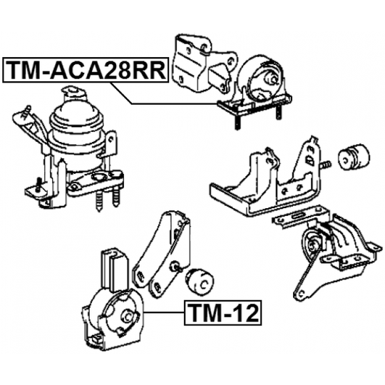 TM-ACA28RR - Engine Mounting 