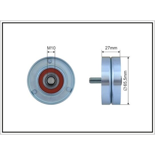 397-97 - Tensioner Pulley, v-ribbed belt 