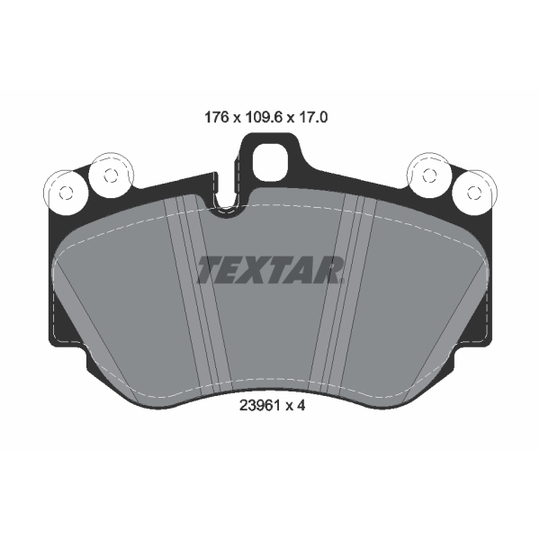 2396101 - Brake Pad Set, disc brake 