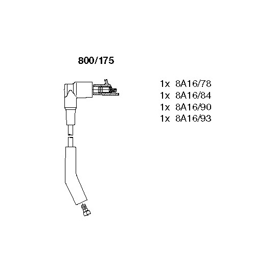 800/175 - Ignition Cable Kit 