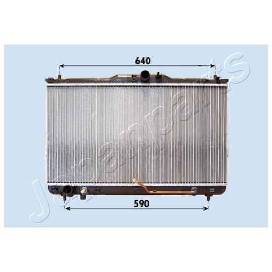 RDA283092 - Radiaator, mootorijahutus 