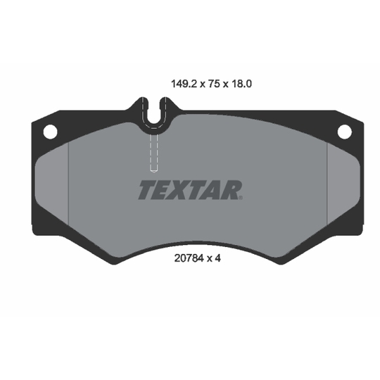2078401 - Brake Pad Set, disc brake 