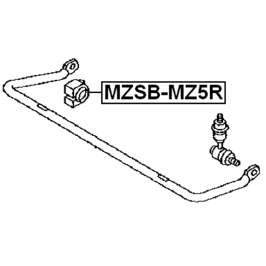 MZSB-MZ5R - Stabiliser Mounting 