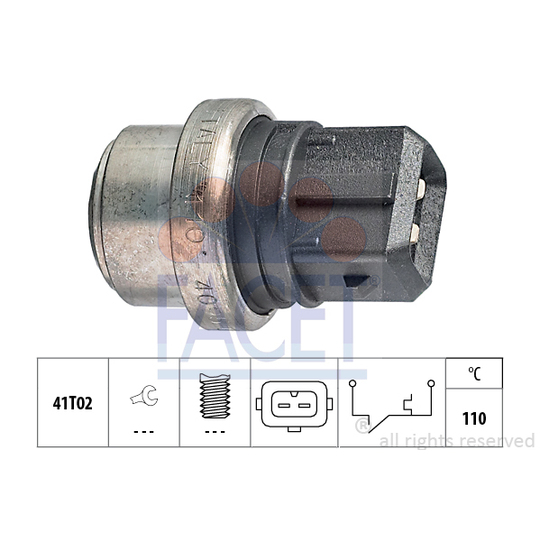 7.4095 - Temperature Switch, coolant warning lamp 