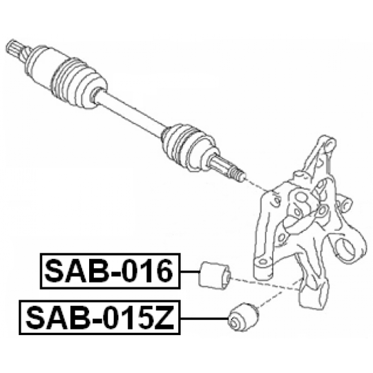SAB-015Z - Laagripuks, õõtshoob 