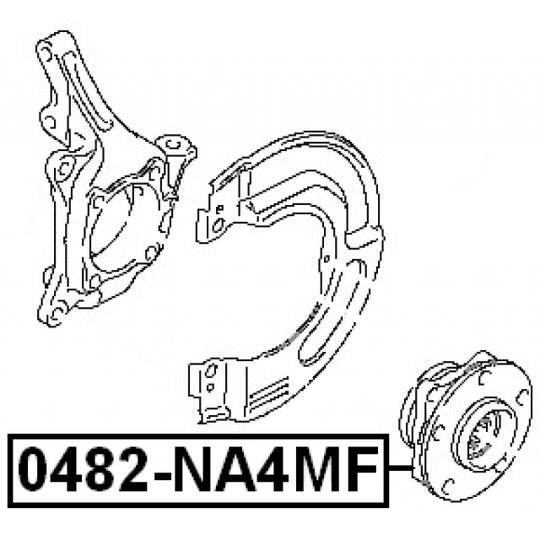 0482-NA4MF - Wheel hub 