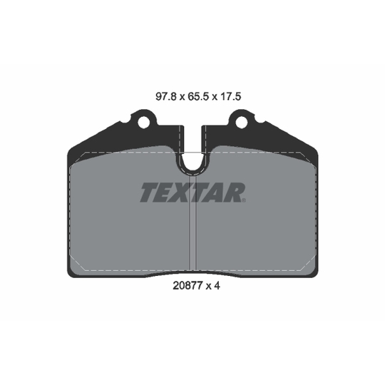 2087704 - Brake Pad Set, disc brake 
