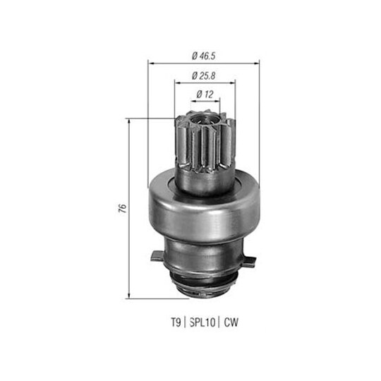 940113020152 - Starter pinion 