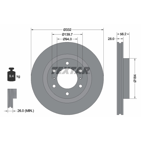 92167203 - Brake Disc 