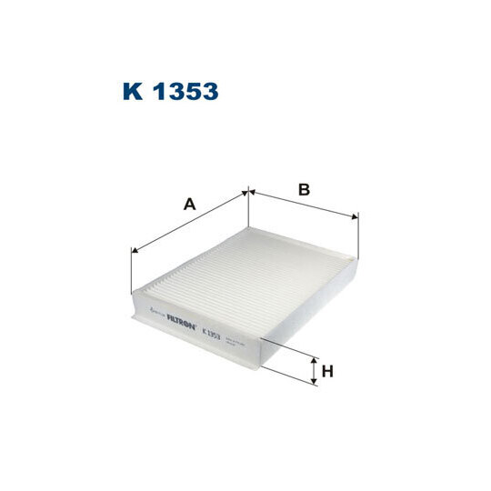 K 1353 - Filter, interior air 