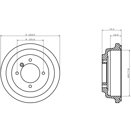 94015200 - Brake Drum 