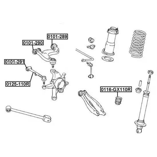 0125-110 - Track Control Arm 