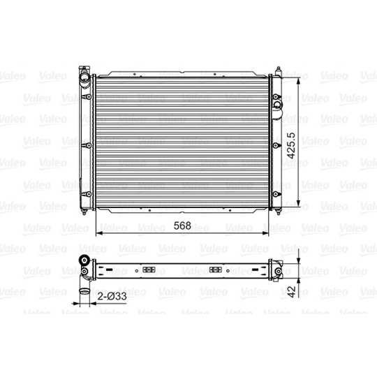 701543 - Radiaator, mootorijahutus 