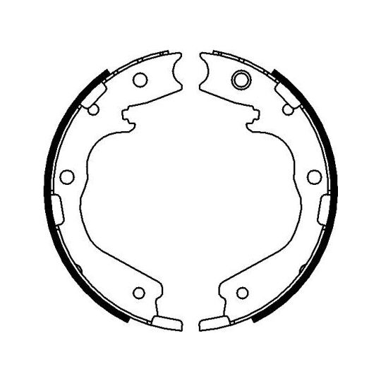 91076200 - Brake Shoe Set, parking brake 