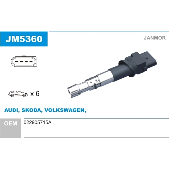 JM5360 - Ignition coil 