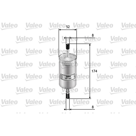 587020 - Fuel filter 