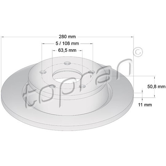 304 249 - Brake Disc 