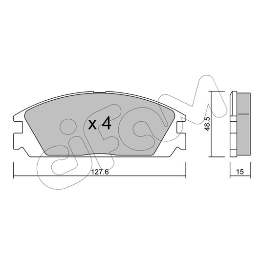 822-237-0 - Brake Pad Set, disc brake 