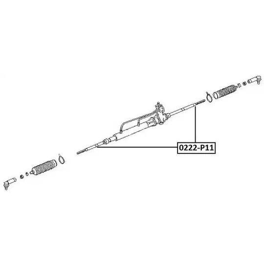 0222-P11 - Tie Rod Axle Joint 