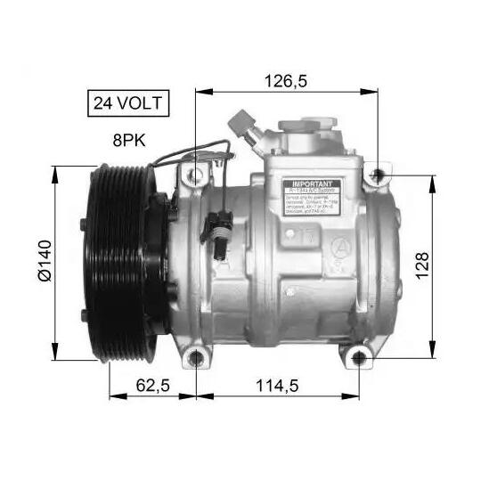 32662G - Compressor, air conditioning 