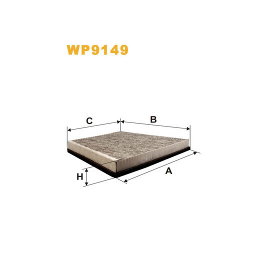 WP9149 - Filter, interior air 