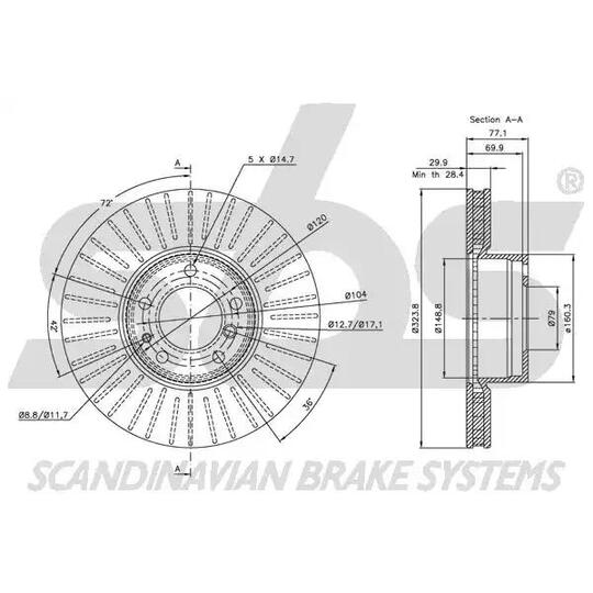 1815201532 - Brake Disc 