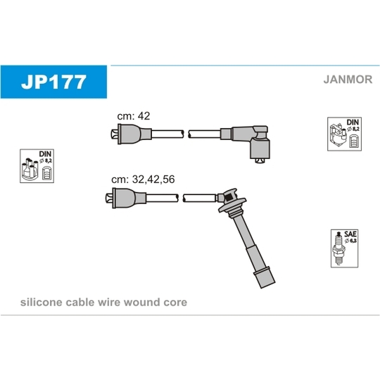 JP177 - Süütesüsteemikomplekt 