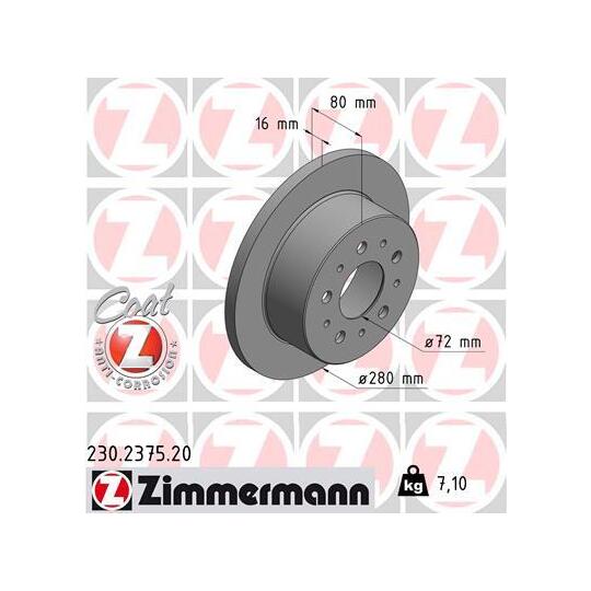 230.2375.20 - Brake Disc 