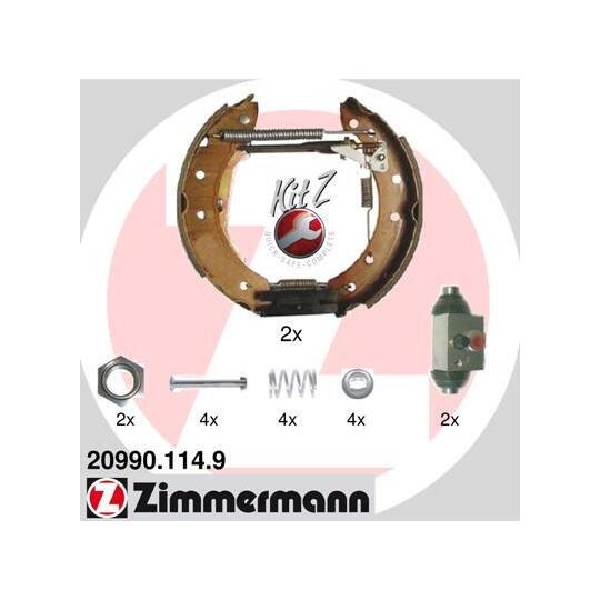 20990.114.9 - Brake Shoe Set 